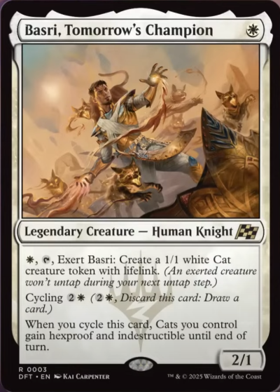 Brand New - Basri, Tomorrow's Champion - Aetherdrift