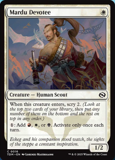 Brand New - Mardu Devotee - Tarkir: Dragonstorm