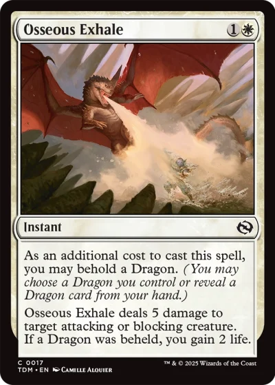 Brand New - Osseous Exhale - Tarkir: Dragonstorm
