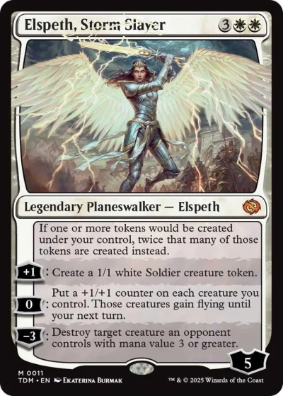 Brand New - Elspeth, Storm Slayer - Tarkir: Dragonstorm